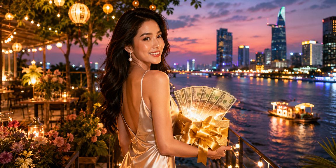 Người dùng tại Sài Gòn thực hiện giao dịch nạp tiền cá cược trong quán cà phê